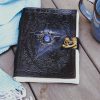 livre-cuir-noir- Carnet en cuir