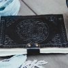livre-cuir-noir-dos Carnet en cuir